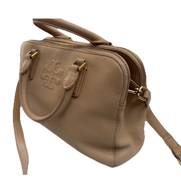 Tory Burch handbag Crossbody Tan Blush Leather Purse Shoulderbag - Picture 12 of 15
